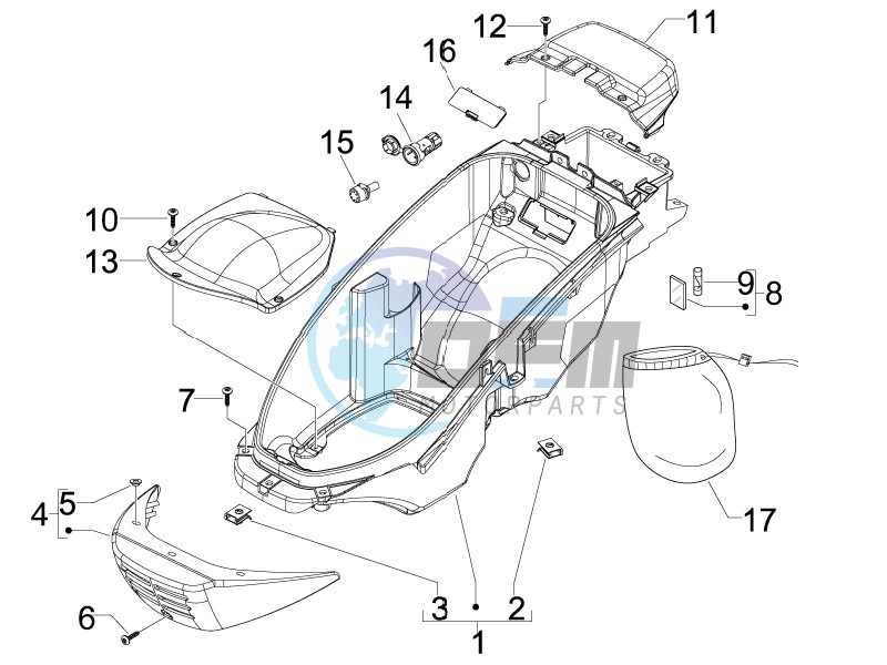 Helmet box - Undersaddle