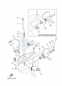 115CETOL drawing PROPELLER-HOUSING-AND-TRANSMISSION-2