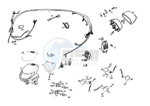 SENDA R X-RACE - 50 cc drawing WIRING HARNESS