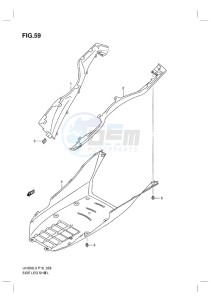 UH200G BURGMAN EU drawing SIDE LEG SHIELD