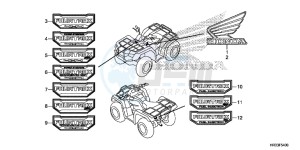 TRX420FM1E TRX420 Europe Direct - (ED) drawing MARK