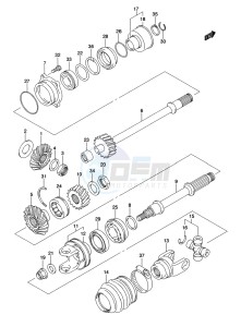 LT-A500XP Z drawing SECONDARY DRIVE