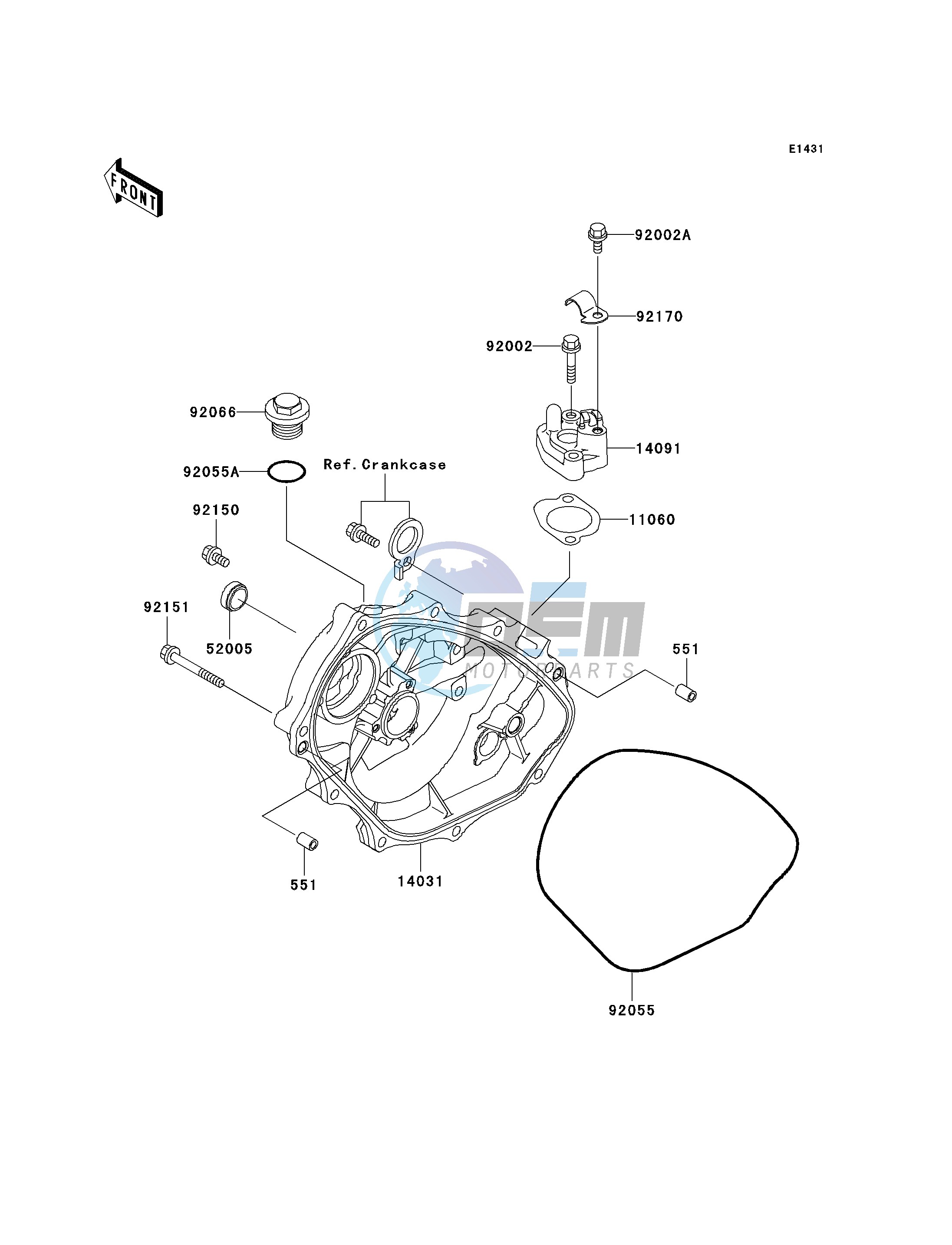 ENGINE COVER-- S- -