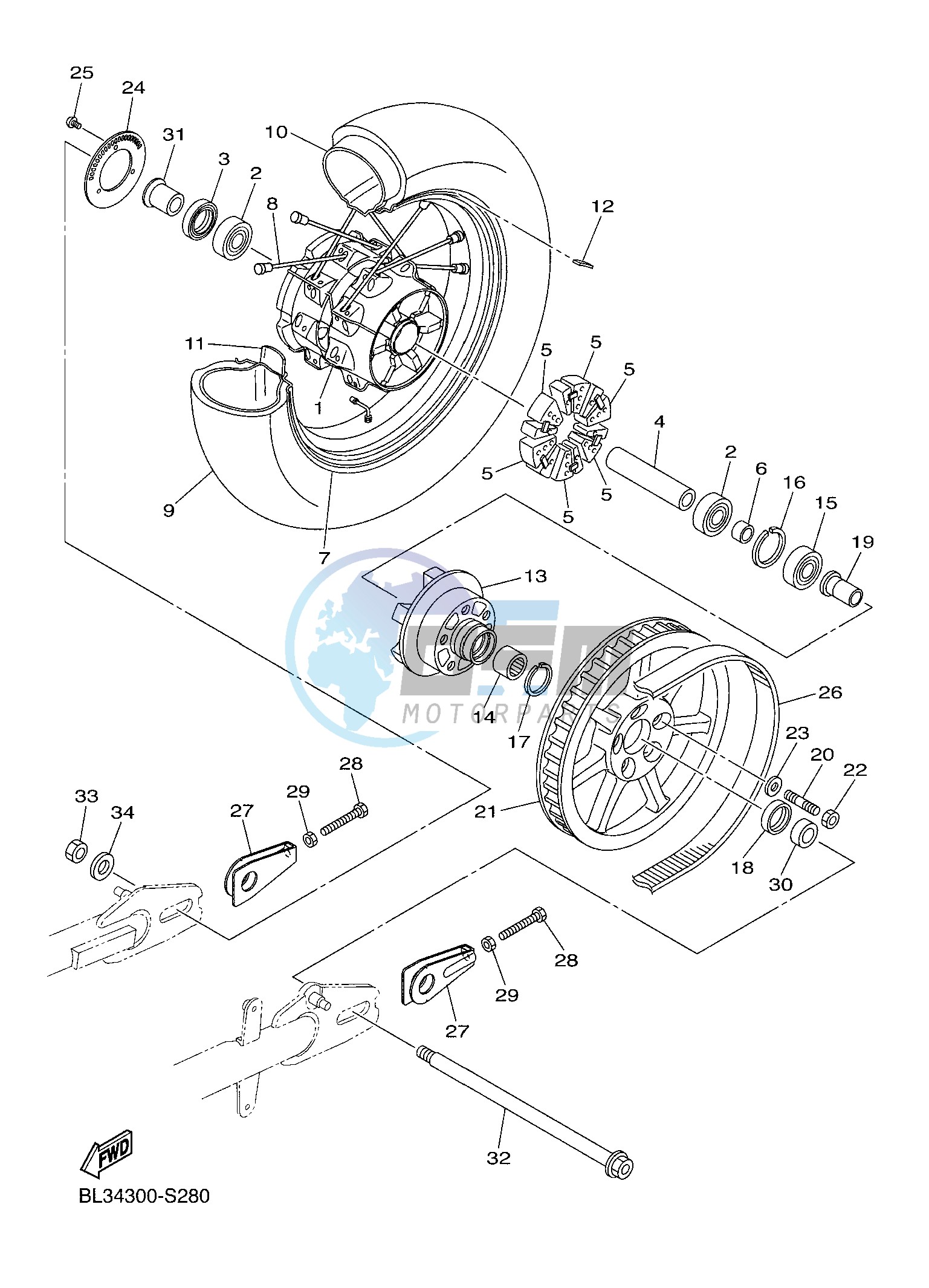 REAR WHEEL