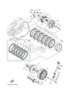 XT250 XT250M (B1UC) drawing CLUTCH