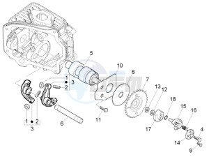 Liberty 125 Leader RST ptt(AU) Austria drawing Rocker levers support