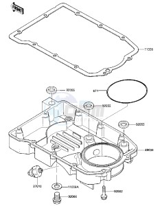 ZX 600 A [NINJA 600] (A3) [NINJA 600] drawing OIL PAN