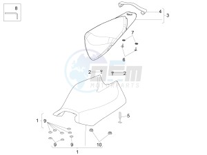 RSV4 1000 Racing Factory L.E. (EMEA) (EU, GB) drawing Saddle