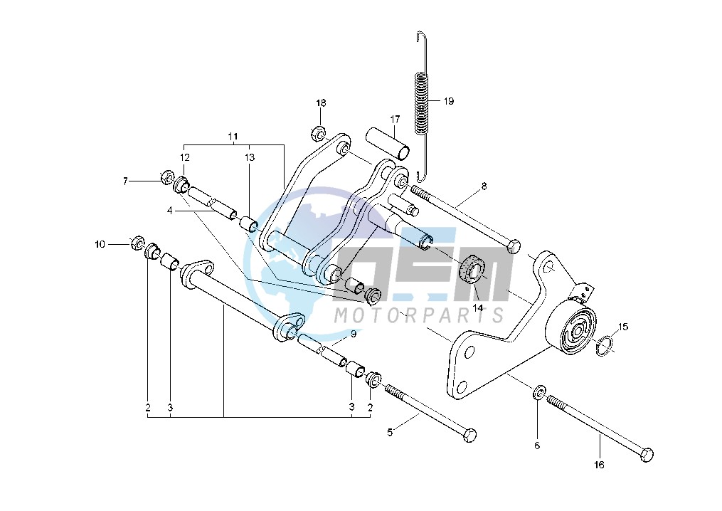 Swinging arm