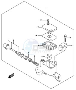 GSX-R125 drawing FRONT MASTER CYLINDER