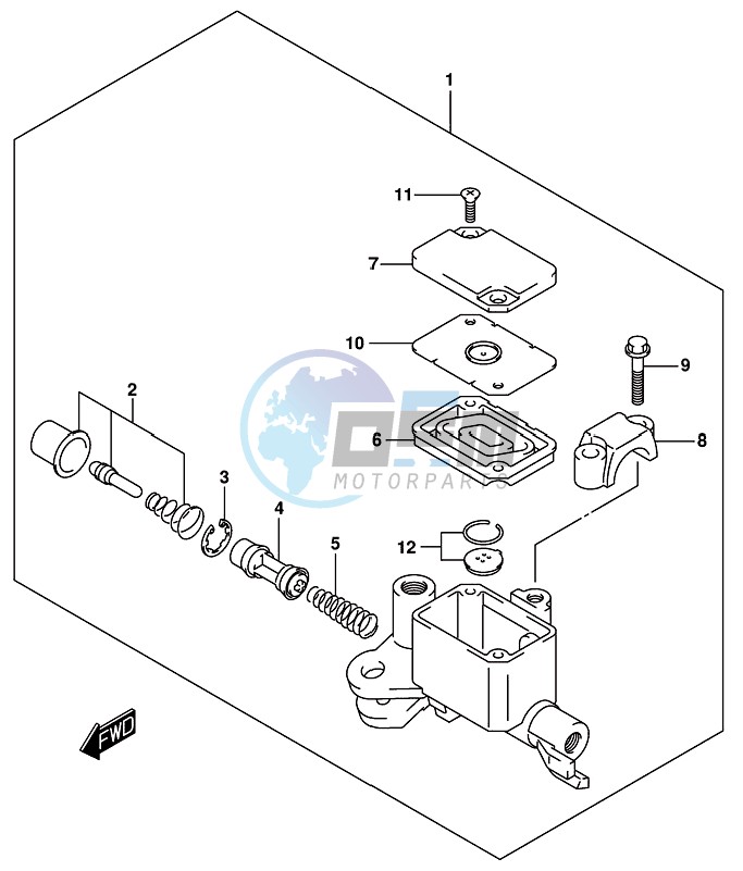 FRONT MASTER CYLINDER