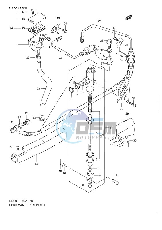 REAR MASTER CYLINDER