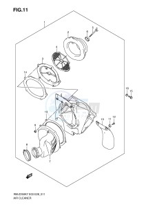 RM-Z250 (E3-E28) drawing AIR CLEANER