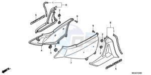 GL18009 France - (F / AB CMF NAV) drawing SIDE COVER