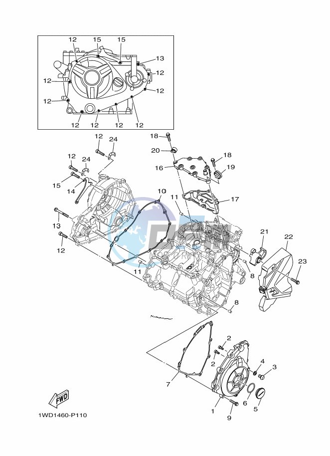 CRANKCASE COVER 1