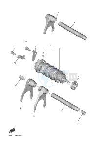 YZF-R6 YZF600 R6 (BN64) drawing SHIFT CAM & FORK