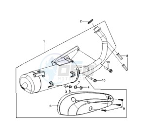 MIO 50 45KMH drawing EXHAUST