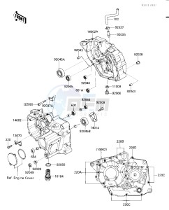 KLT 185 A [KLT185] (A1-A2) [KLT185] drawing CRANKCASE