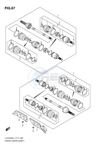 LT-A750X (P17) drawing FRONT DRIVE SHAFT