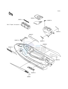 JH 750 G [XI SPORT] (G1-G2) [XI SPORT] drawing DECALS-- JH750-G1- -