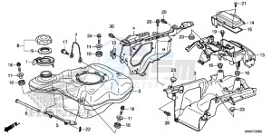 TRX500FM2H Europe Direct - (ED) drawing FUEL TANK