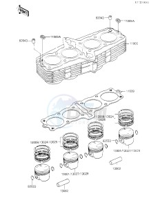 KZ 700 A (A1) drawing CYLINDER_PISTONS