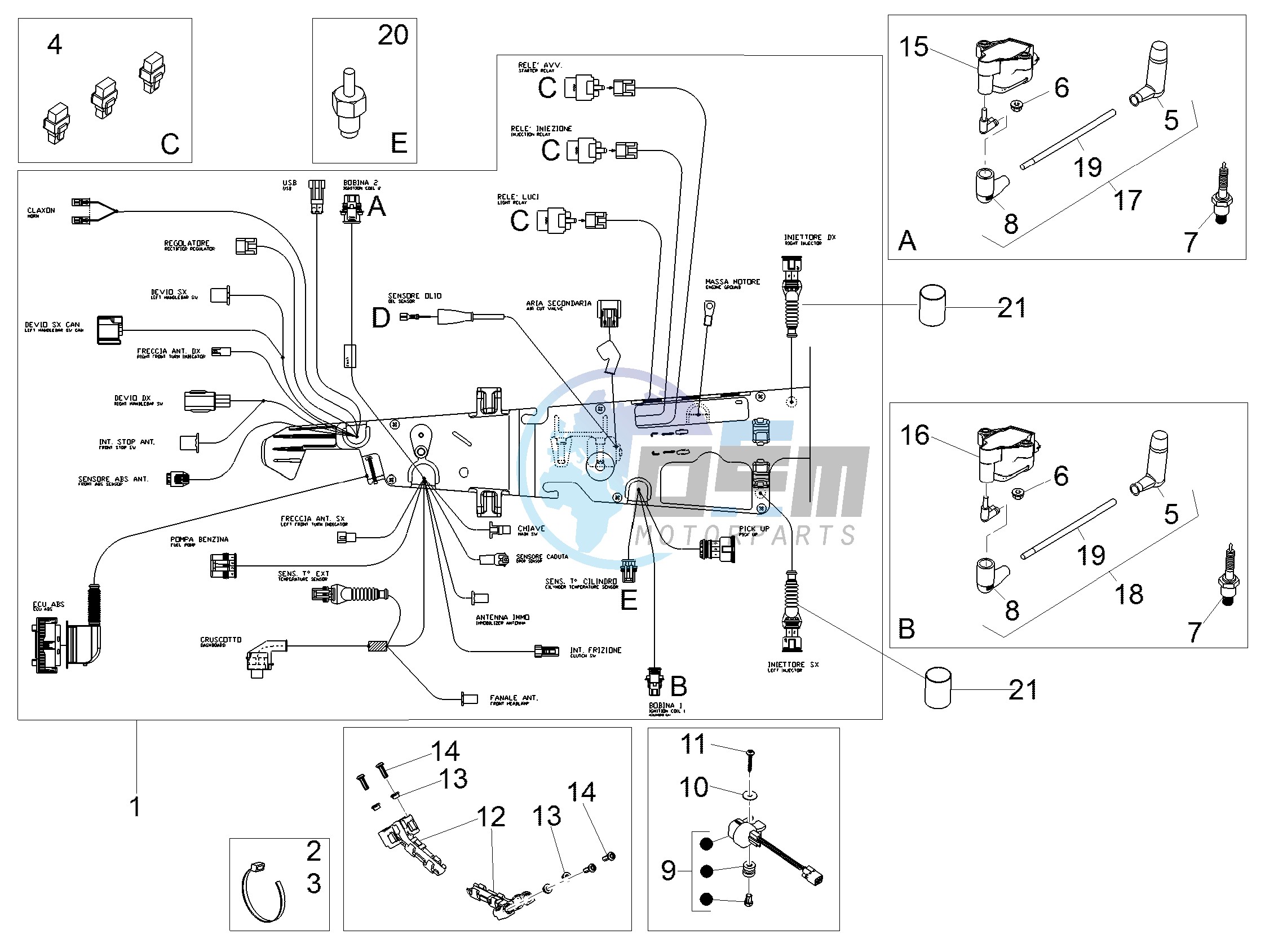 Central electrical system