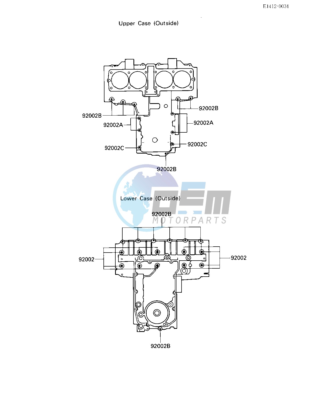 CRANKCASE BOLT PATTERN