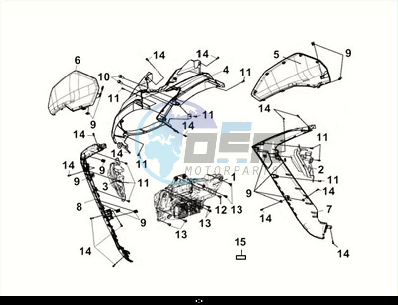 HEAD LIGHT-FR COVER-FR. L-R SIDER COVER