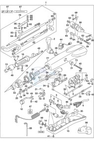 DF 115A drawing Tiller Handle