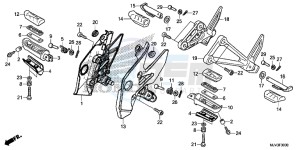 CBR500RF CBR500R UK - (E) drawing STEP