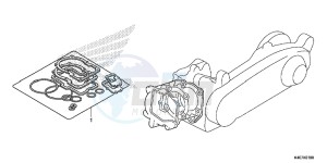 NSS125DF Forza 125 - NSS125D Europe Direct - (ED) drawing GASKET KIT A