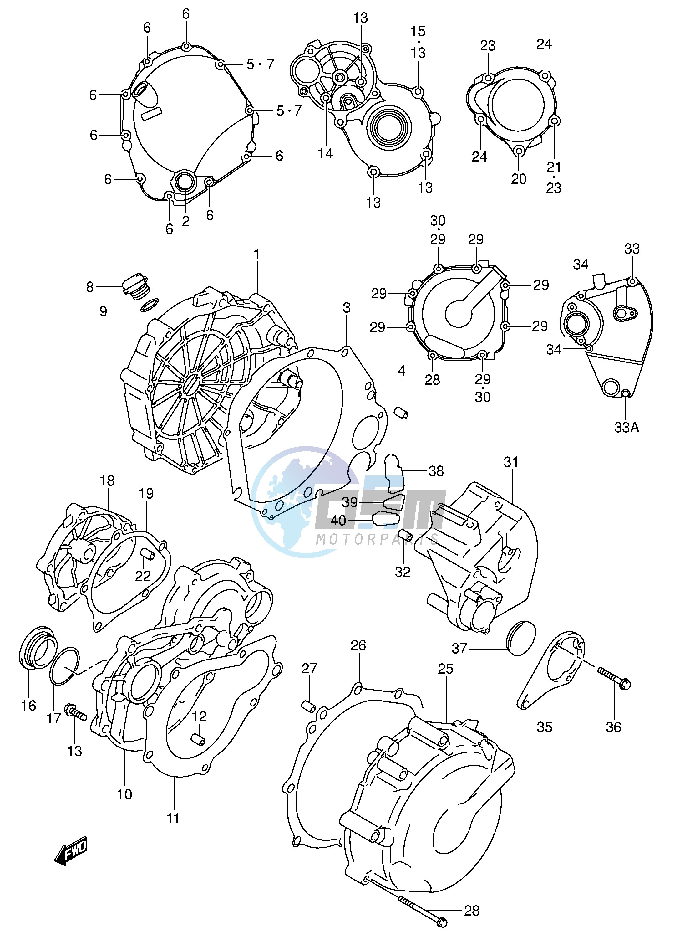 CRANKCASE COVER