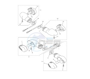 YZF R1 1000 drawing FLASHER LIGHT