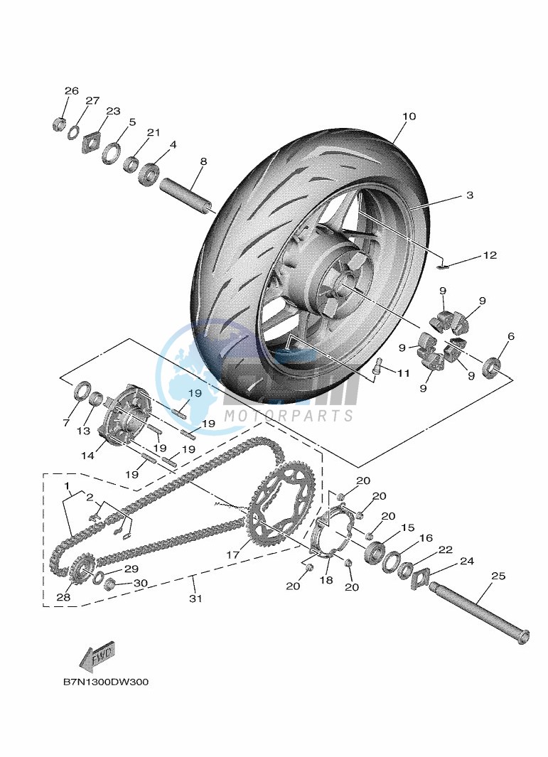 REAR WHEEL