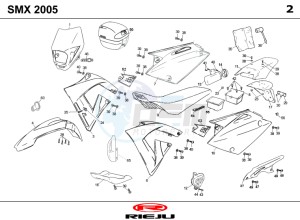 SMX-50-RED drawing COWLING