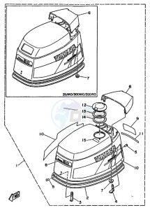 25J drawing TOP-COWLING