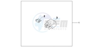 NC700XAC drawing KIT  RELAY SET