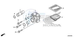 TRX500FM5H Europe Direct - (ED) drawing OIL PUMP