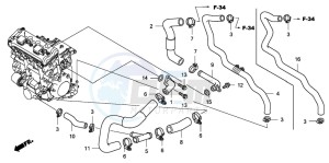 CBF1000S drawing WATER PIPE