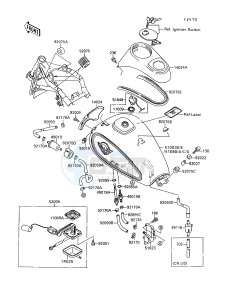 VN 1500 A [VULCAN 88] (A6-A9) [VULCAN 88] drawing FUEL TANK