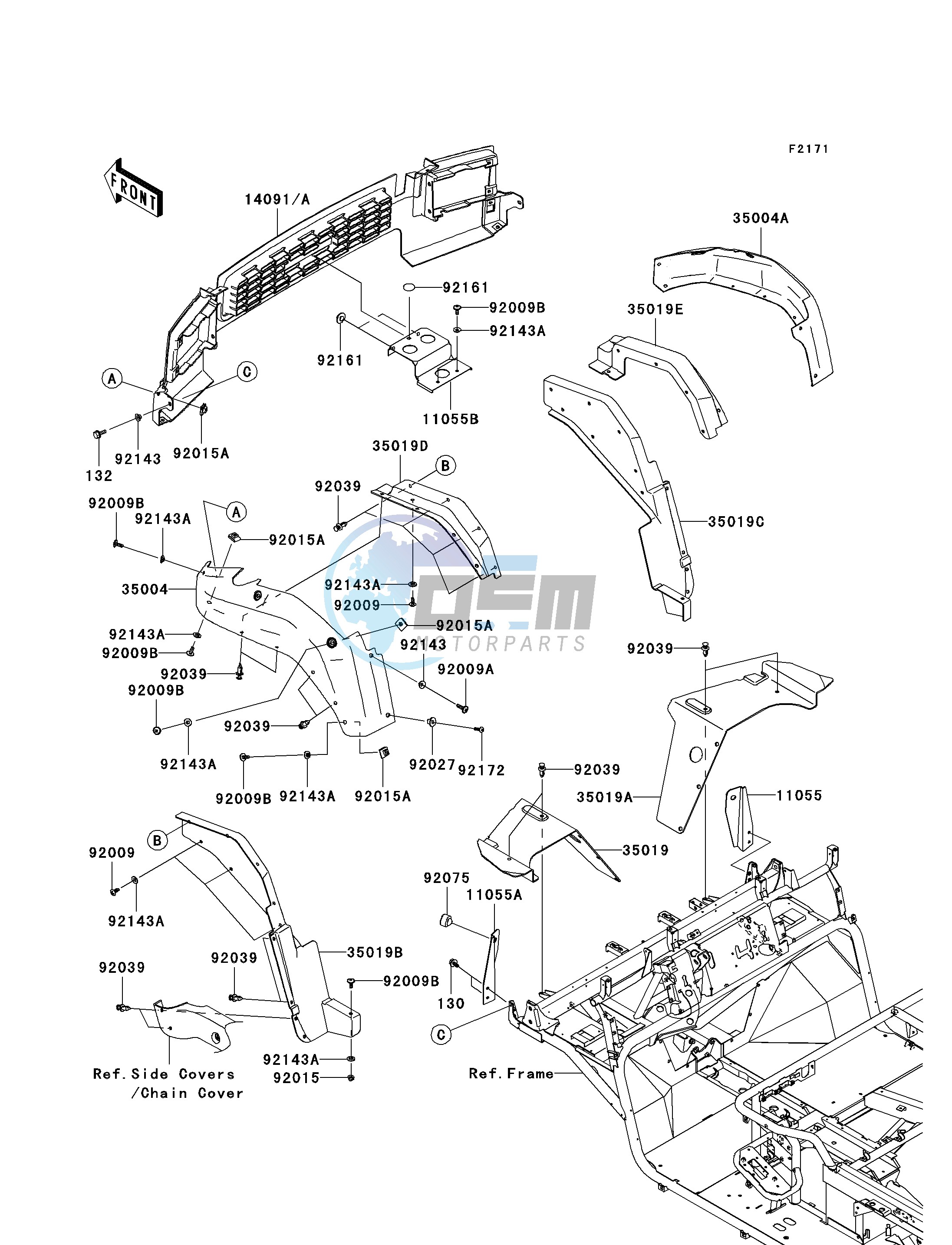 FRONT FENDER-- S- -