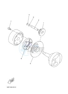 YP125RA (ABS) X-MAX 250 ABS (2DL9 2DL9 2DL9 2DL9) drawing STARTER