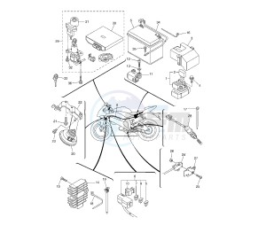 YZF R6 600 drawing BATTERY