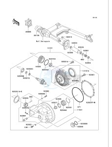 VN 750 A [VULCAN 750] (A15-A19) [VULCAN 750] drawing DRIVE SHAFT_FINAL GEAR