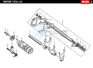 MARATHON-125-E4-AC-WHITE drawing PRE-SELECTOR GEAR