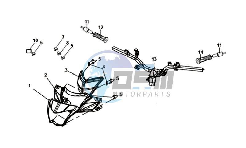 HEADLIGHT COVER /  METER COVER MIRRORS