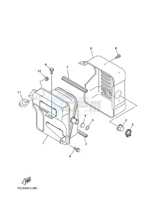 EF2600FW 171 (7C23) drawing EXHAUST