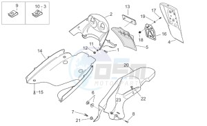 SR 50 H2O Di-Tech e2 drawing Rear body III