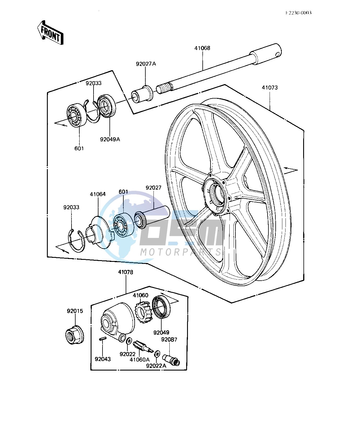 FRONT WHEEL_HUB